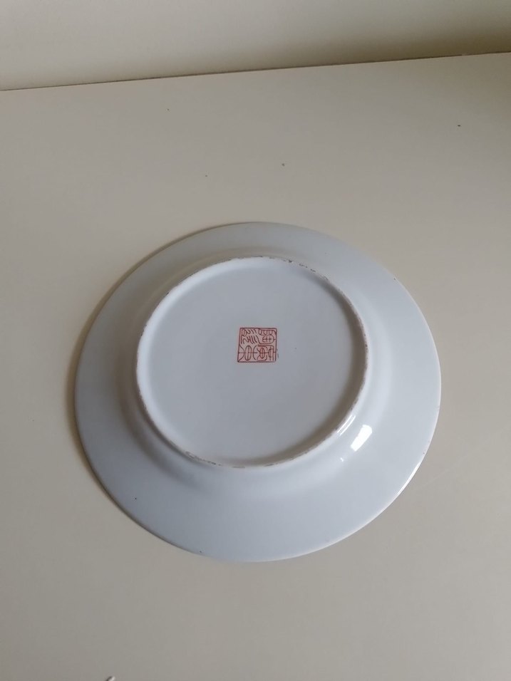 Antika porselen tabak - Görsel 2