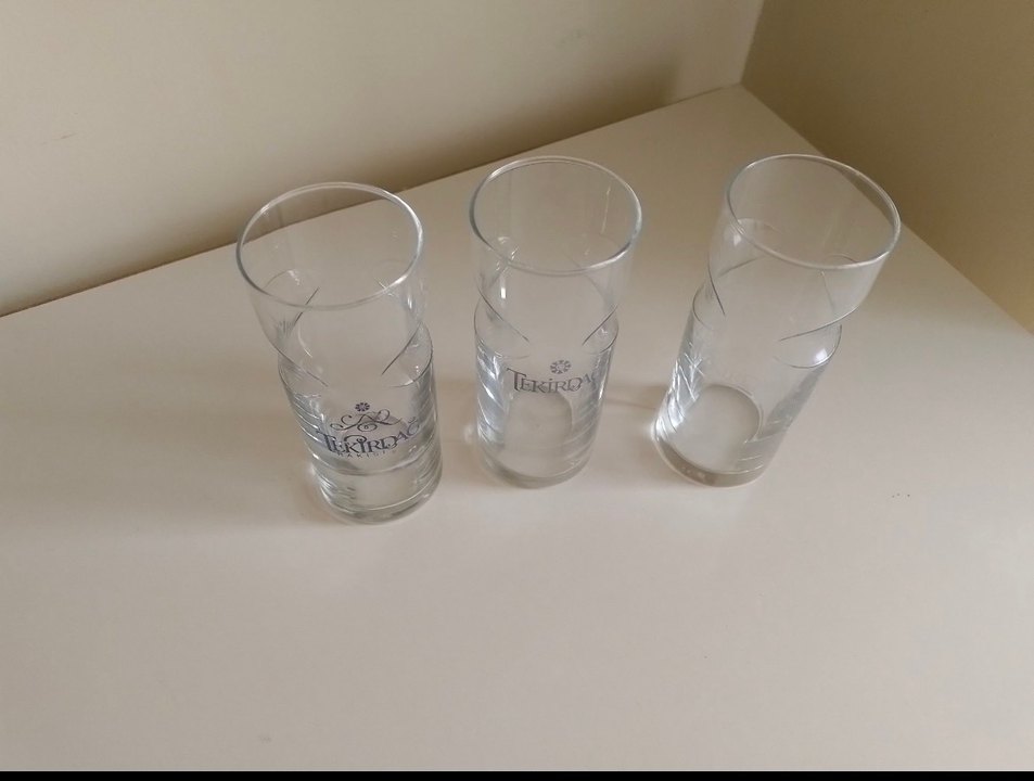 Tekirdağ Baskılı İnce rakı Bardağı - Görsel 2