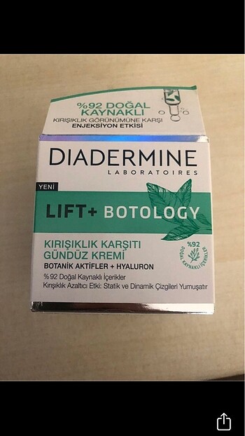 Diadermine yüz kremi ve serum 2 adet fiyatıdır