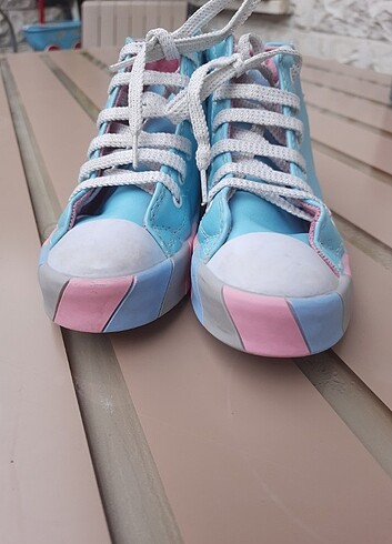 30 Beden Casabony Kedi Prenses Mavi Kız Çocuk Sneakers-mavi