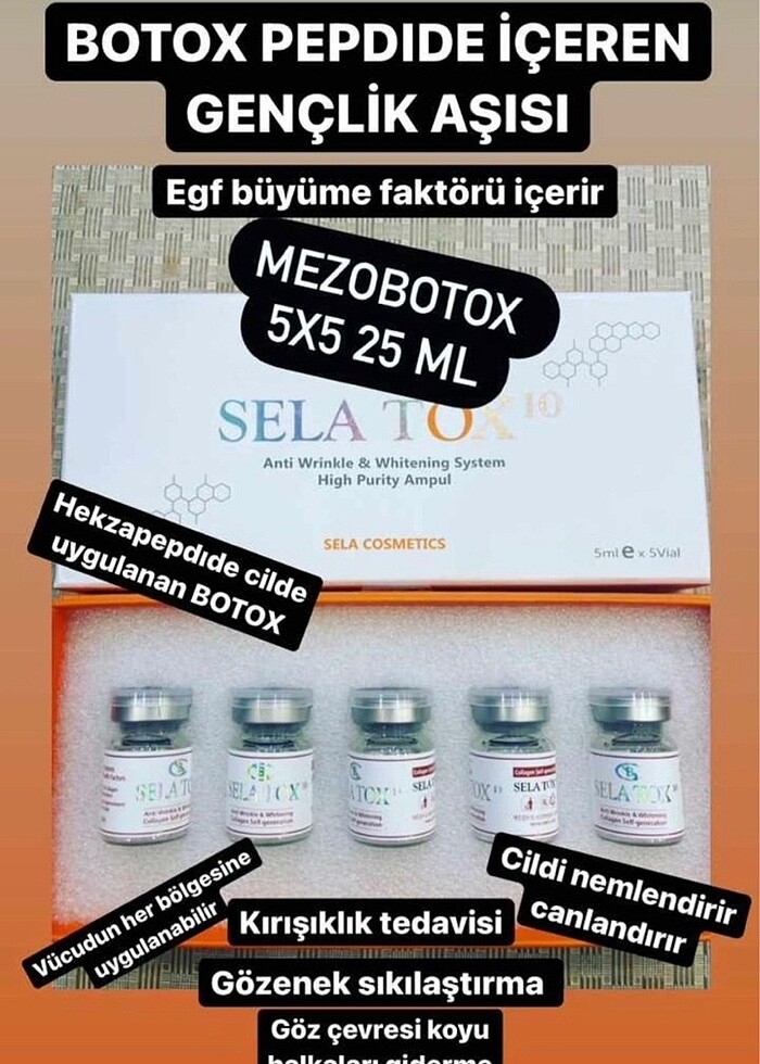 Selatox mezoterapi dermapen serum - Görsel 4