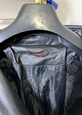 Siyah Deri Biker Ceket - Görsel 2