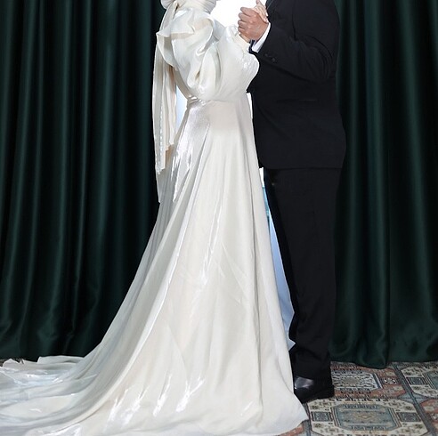 38 Beden beyaz Renk House of zarif harmonie nikah elbisesi
