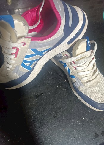 Renkli erkek Spor Ayakkabı Arkası Dolgu Topuk - Görsel 2