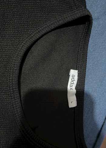 Siyah Kadın Crop kalın askılı - Görsel 2