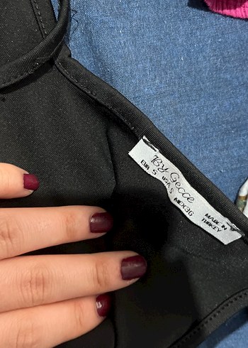 Kadın Siyah Mini Atletik Şort Tulum - Görsel 4