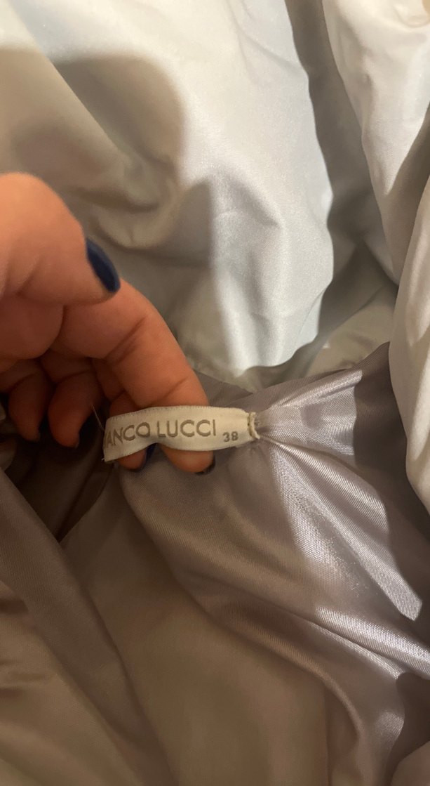 Gri Kadın kışlık mont m beden - Görsel 3