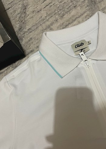 xs Beden beyaz Renk Erkek Beyaz Kısa Kollu Polo Tişört