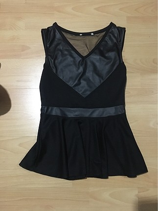 Tasarımcı Siyah bluz