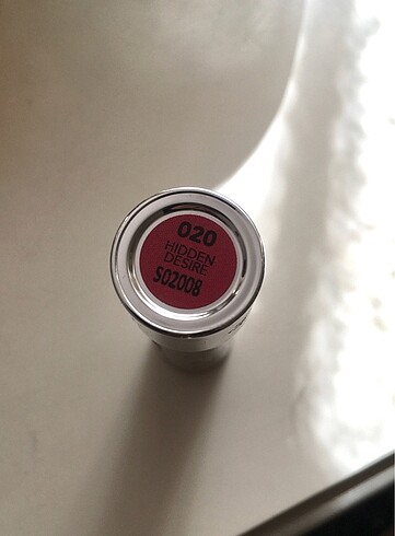Beden pembe Renk Flormar sheer up 020 hidden desire ruj