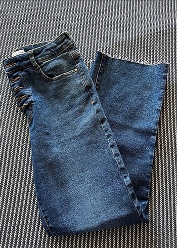 36 Beden Kadın Lacivert Denim Pantolon