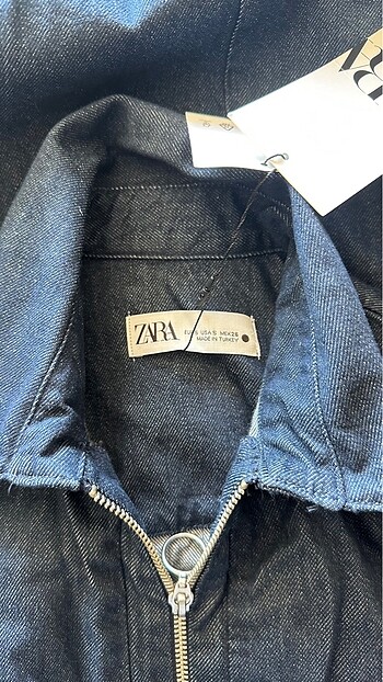 s Beden Zara denim elbise