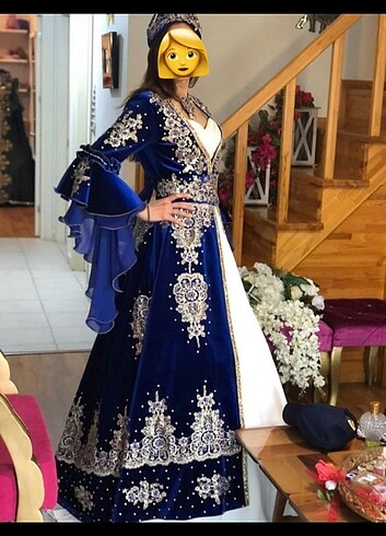 Kaftan lacivert 