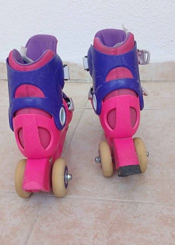 Renkli Pembe Çocuk Patenleri - Görsel 3