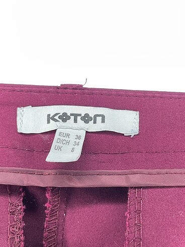 36 Beden çeşitli Renk Koton Kumaş Pantolon %70 İndirimli.
