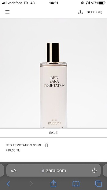 ZARA RED TEMPTATION