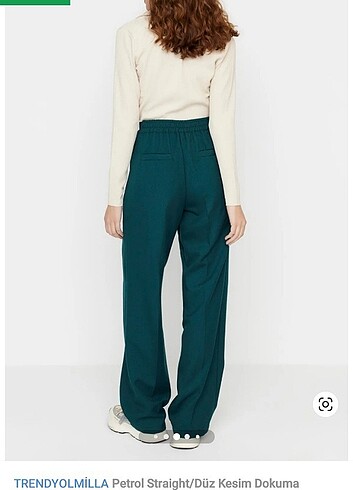 xs Beden yeşil Renk trendyolmilla yeşil pantolon