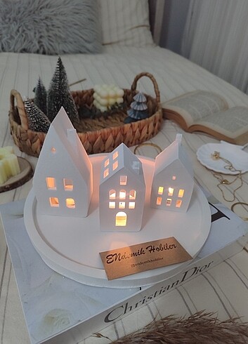 H&M Home Üçlü ev mumluk
