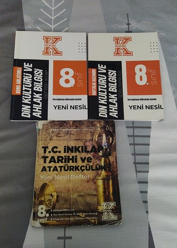 8. Sınıf Din Kültürü ve Tarih Defterleri
