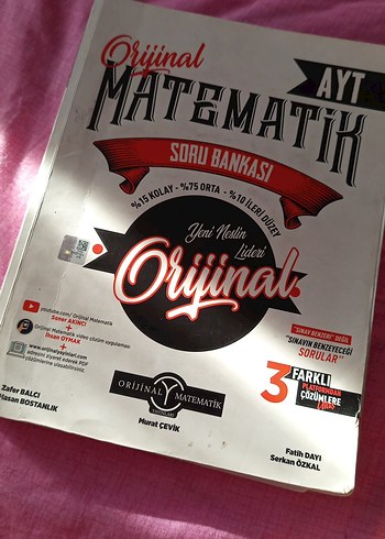Orijinal AYT Matematik Soru Bankası