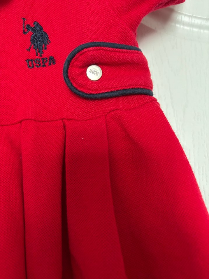 Kız Çocuk Kısa Kollu Elbise - Görsel 3