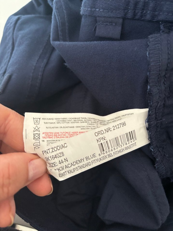 Lacivert Kadın Pantolon - Görsel 3