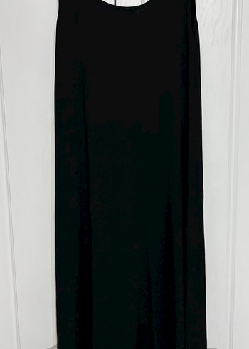 Siyah Uzun Kolsuz Elbise - Görsel 2