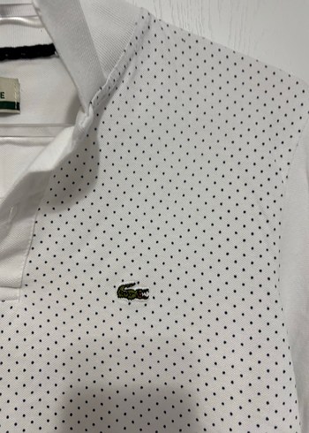 Erkek Beyaz Düğmeli Polo Tişört - Görsel 2