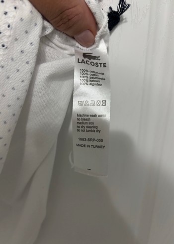 Erkek Beyaz Düğmeli Polo Tişört - Görsel 4