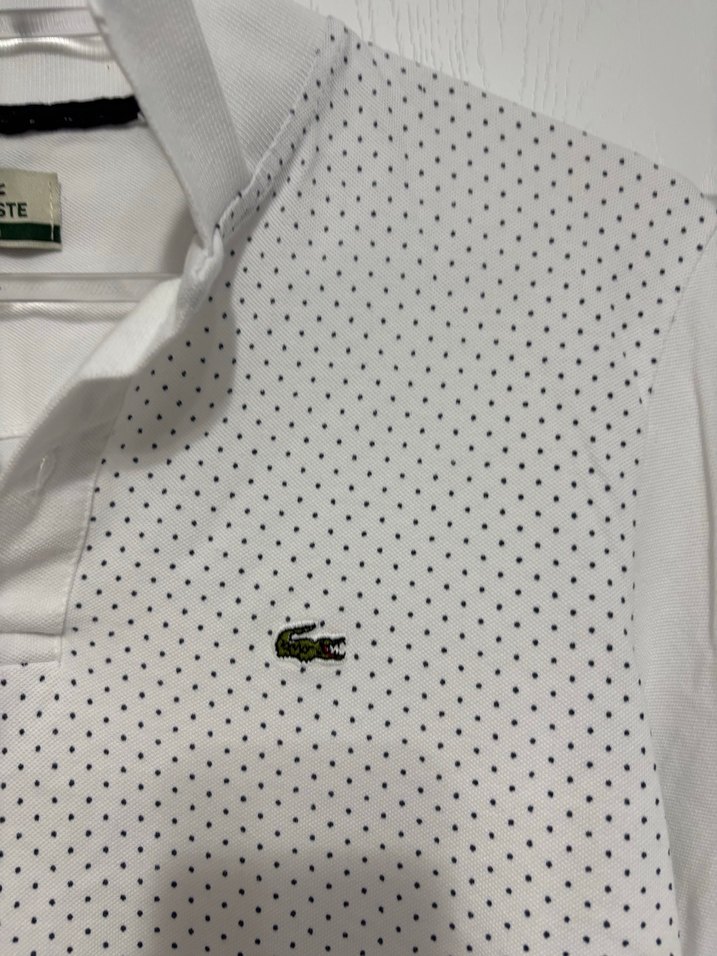 Erkek Beyaz Düğmeli Polo Tişört - Görsel 2