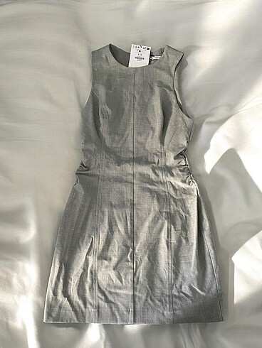 Bershka Gri Elbise