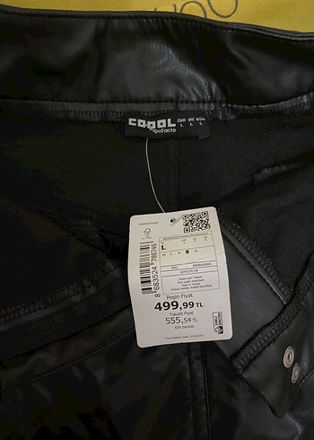 Siyah Deri Kemerli Mini Etek - Görsel 3