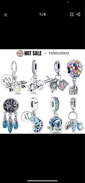 Beden Pandora charm