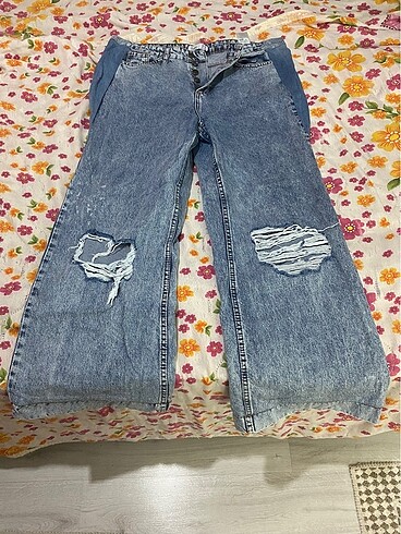Kadın İspanyol Paça Pantolon Jeans