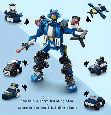 Fisher Price Polis Robot Lego