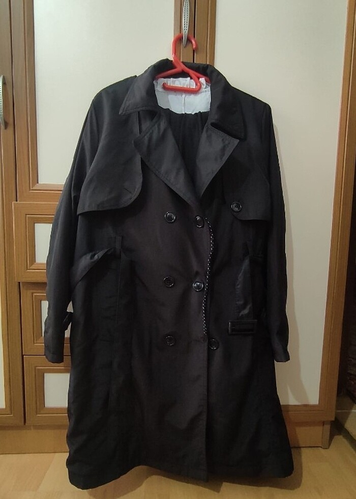 KADIN TRENÇKOT CEKET  - Görsel 2