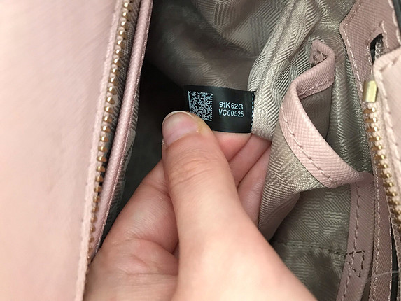 Michael kors pembe çok şık çanta