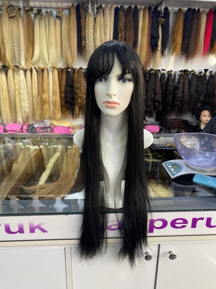 Siyah Püsküllü Gotik Kadın Saç Aksesuarı - Görsel 2