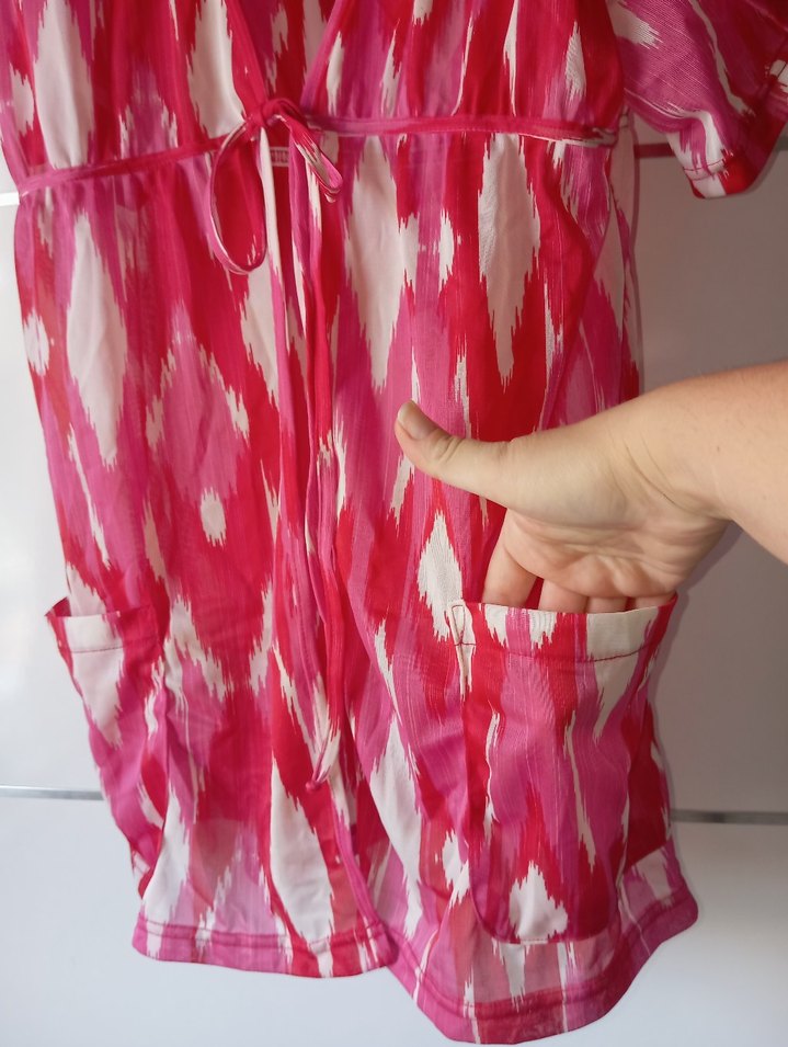 Kadın üst sabahlık ceket tunik hırka - Görsel 2