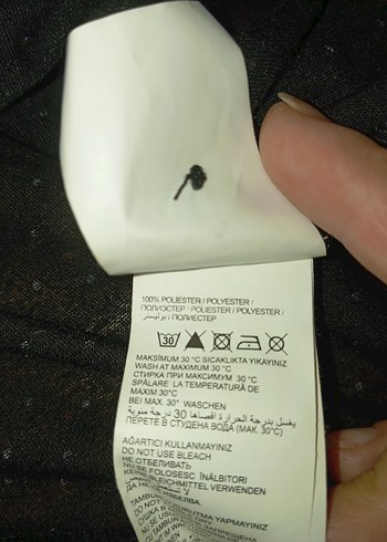 Siyah Puantiyeli Düğmeli Bluz - Görsel 6