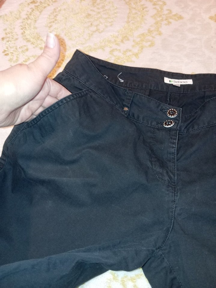 Kadın Defacto kadın siyah pantolon - Görsel 3