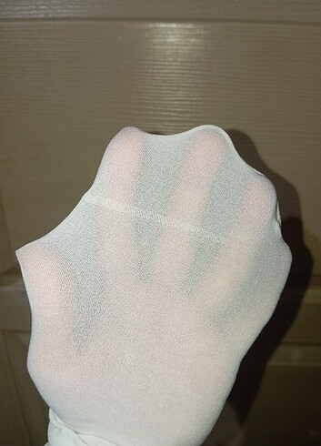 Kız çocuk külotlu çorap beyaz sıfır - Görsel 3