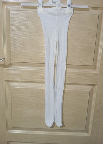 Kız çocuk külotlu çorap beyaz sıfır - Görsel 4