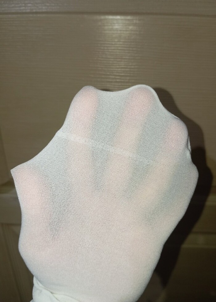 Kız çocuk külotlu çorap beyaz sıfır - Görsel 3