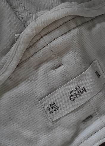 38 Beden beyaz Renk Mango jean pantolon 
