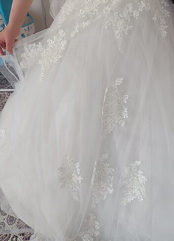 Gelinlik 1 kez giyildi yeni gbi  - Görsel 6