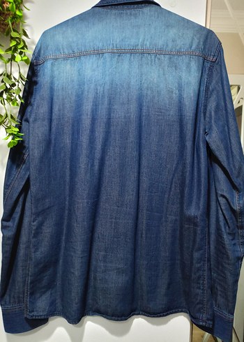 m Beden lacivert Renk Erkek Lacivert Denim Gömlek LCWJEANS