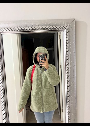 xs Beden Kapüşonlu h&m Kadın Polar Ceket
