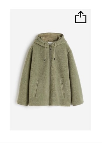 Kapüşonlu h&m Kadın Polar Ceket