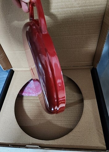  Beden bordo Renk 21 cm döküm sahan